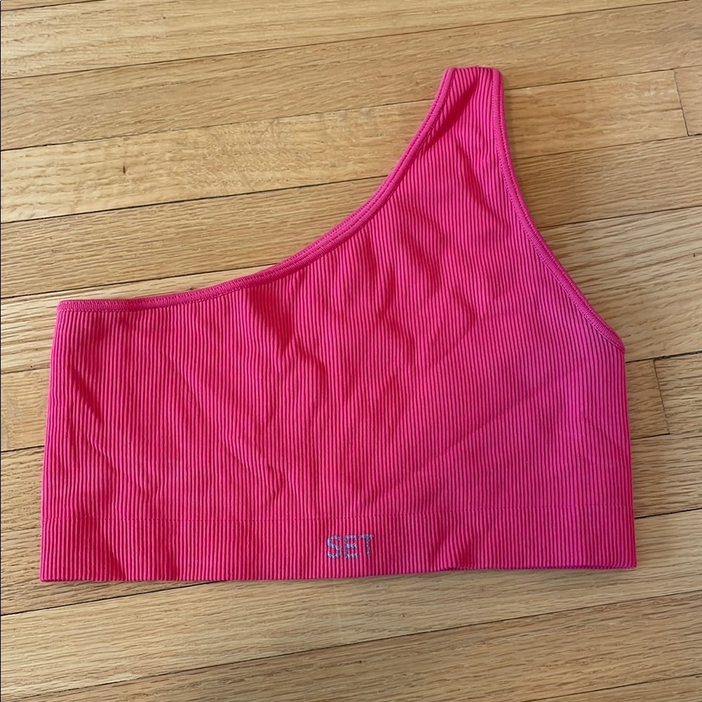Set active one shoulder bra